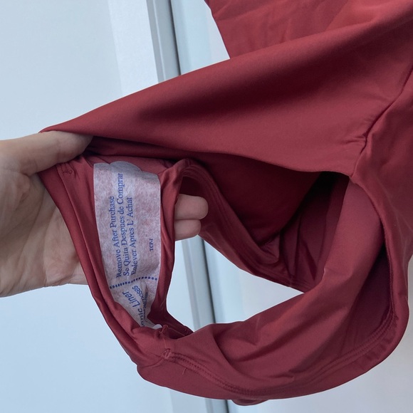 J. Crew - Lana One-Piece in Classic Sculpt Swimsuit Sz 8 Carolina Clay NWT C1367 - Picture 8 of 12